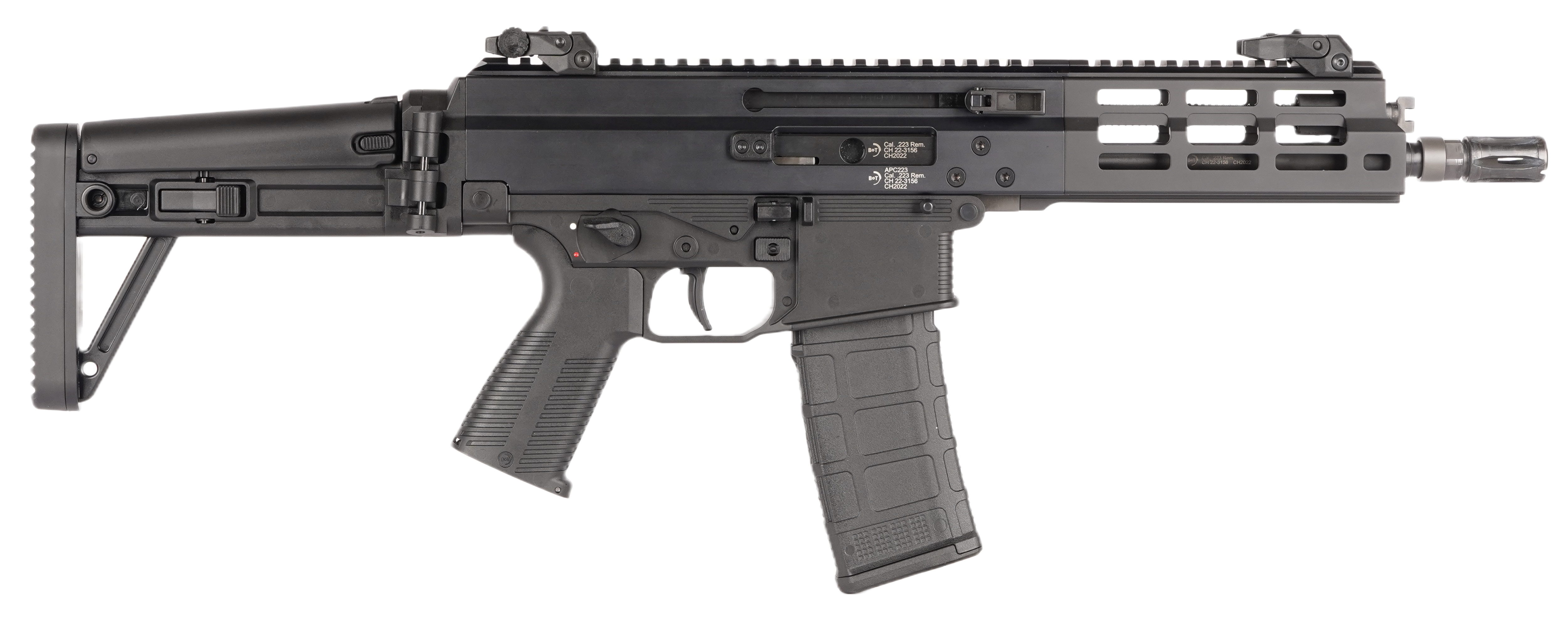 Selbstladebüchse B&T APC223 PRO 8.7" / 222 mm .223 Rem.