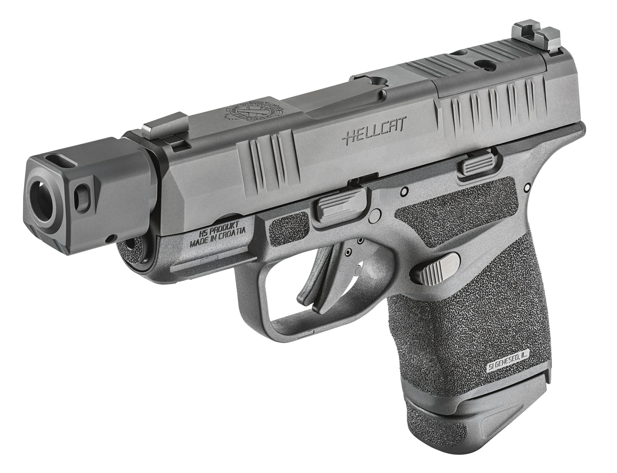 Pistole Springfield Armory HELLCAT Micro-Compact RDP 3.8″ 9mm Para - Schwarz - mit Kompensator — Bild 3