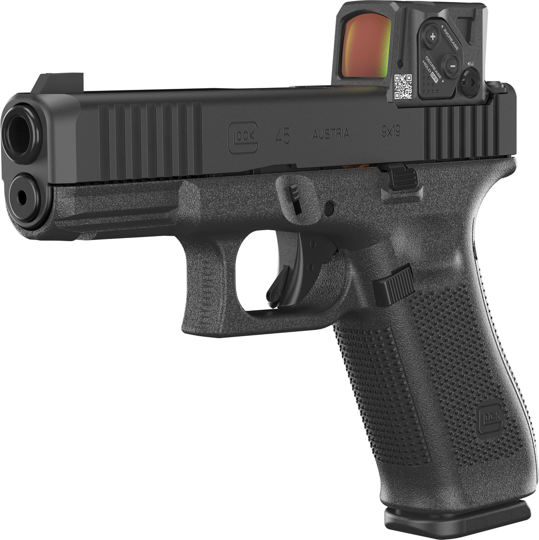 Pistole GLOCK 45 A-CUT COA Combo 9mm Para - Set mit Aimpoint COA — Bild 2