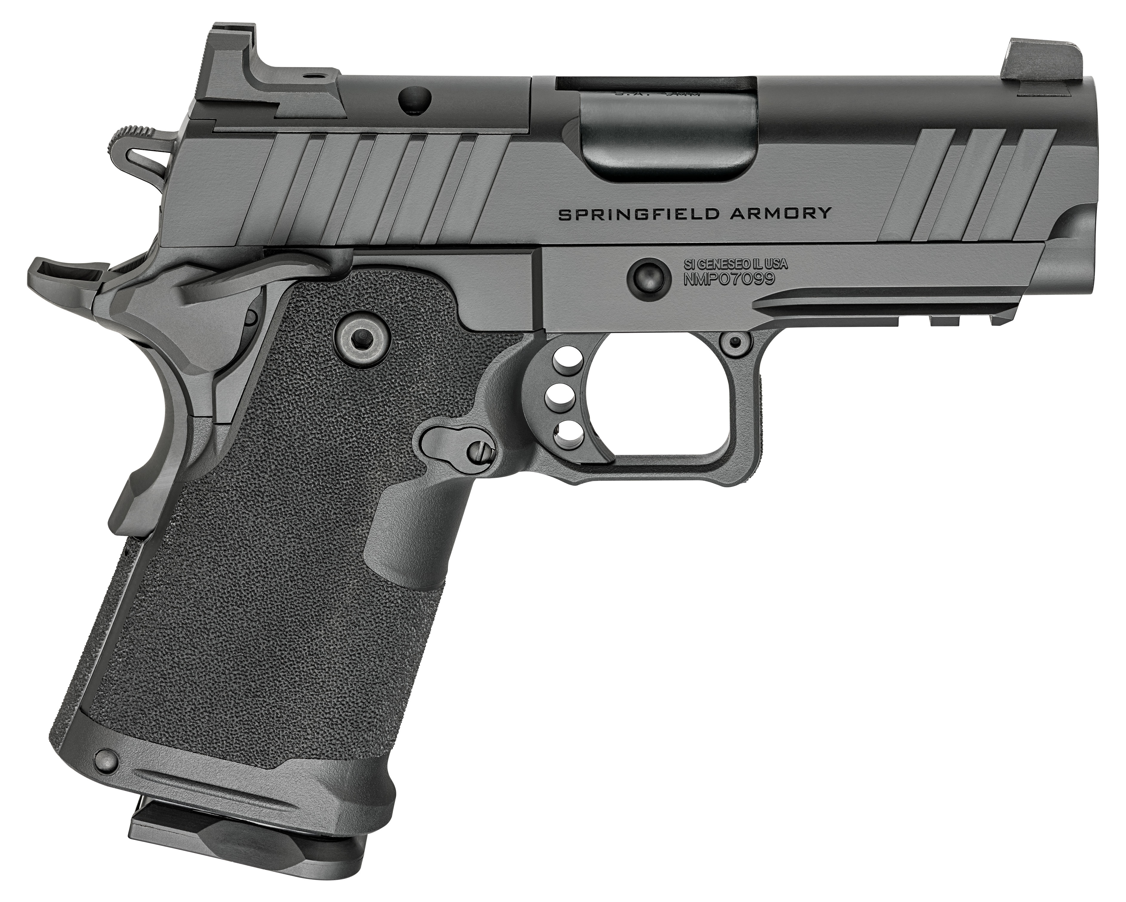 Pistole Springfield Armory 1911 DS PRODIGY COMPACT AOS 3.5" 9mm Para - Schwarz — Bild 2