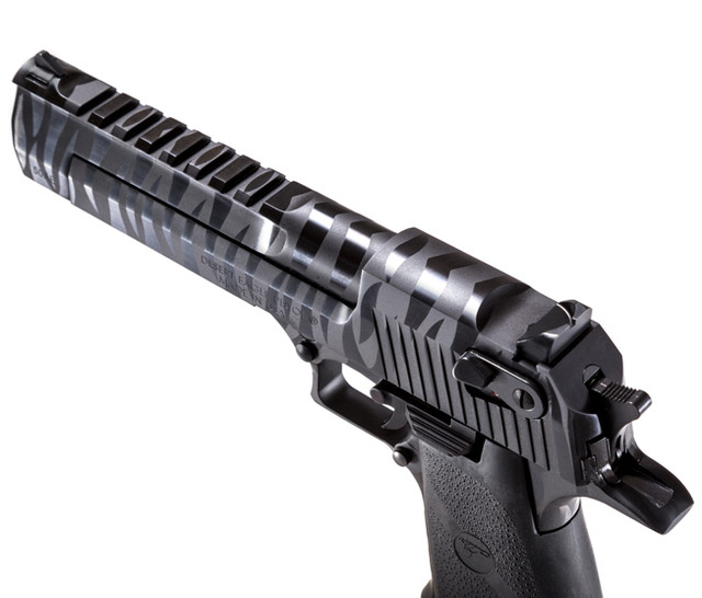 Pistole Magnum Research Desert Eagle Mark XIX 6" .50 AE - Schwarz mit Tiger Stripes — Bild 3
