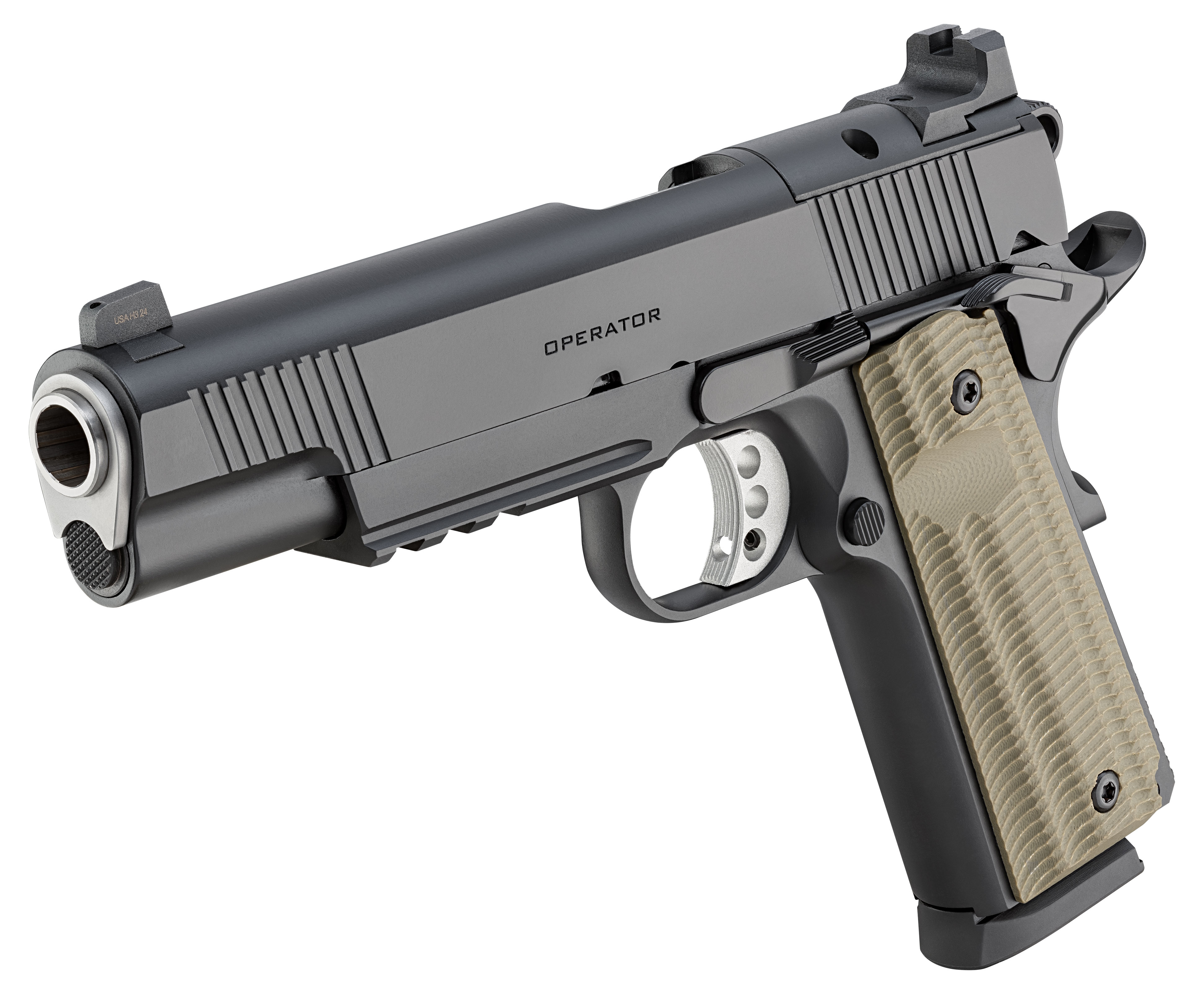 Pistole Springfield Armory 1911 OPERATOR AOS 5" .45 ACP - Schwarz — Bild 3