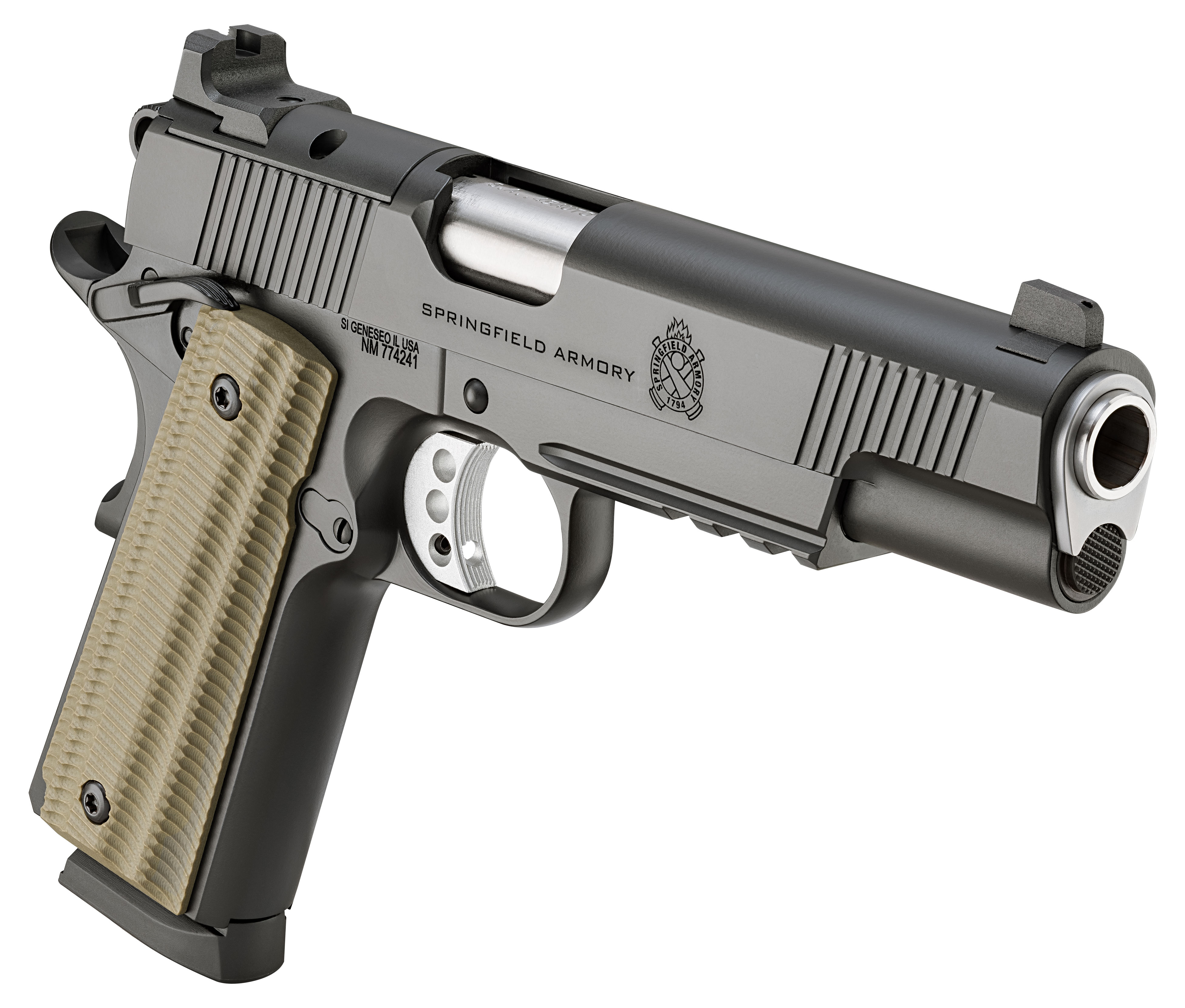 Pistole Springfield Armory 1911 OPERATOR AOS 5" .45 ACP - Schwarz — Bild 4
