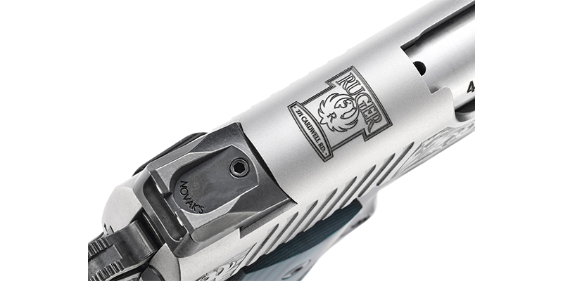 Pistole Ruger SR1911 Commander-Style Southport 4.25" .45 ACP - Schwarz/Grau - Limited Edition — Bild 3