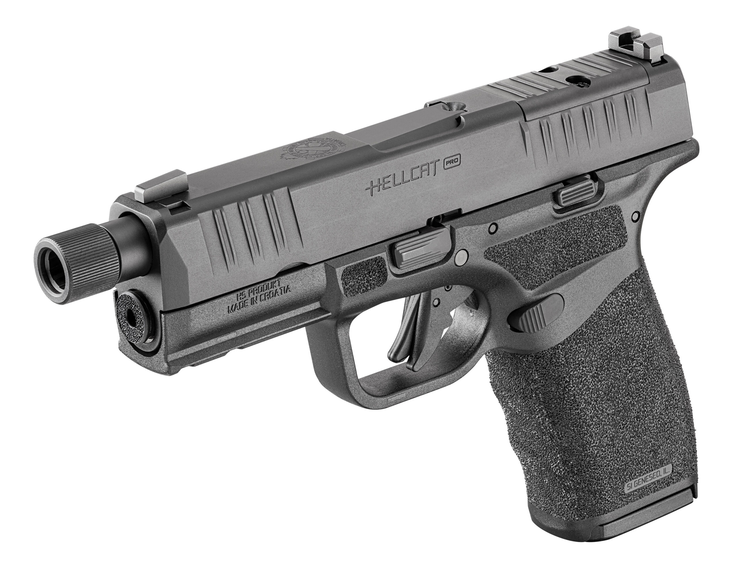 Pistole Springfield Armory HELLCAT PRO OSP 9mm Para - Schwarz - mit Gewindelauf — Bild 3