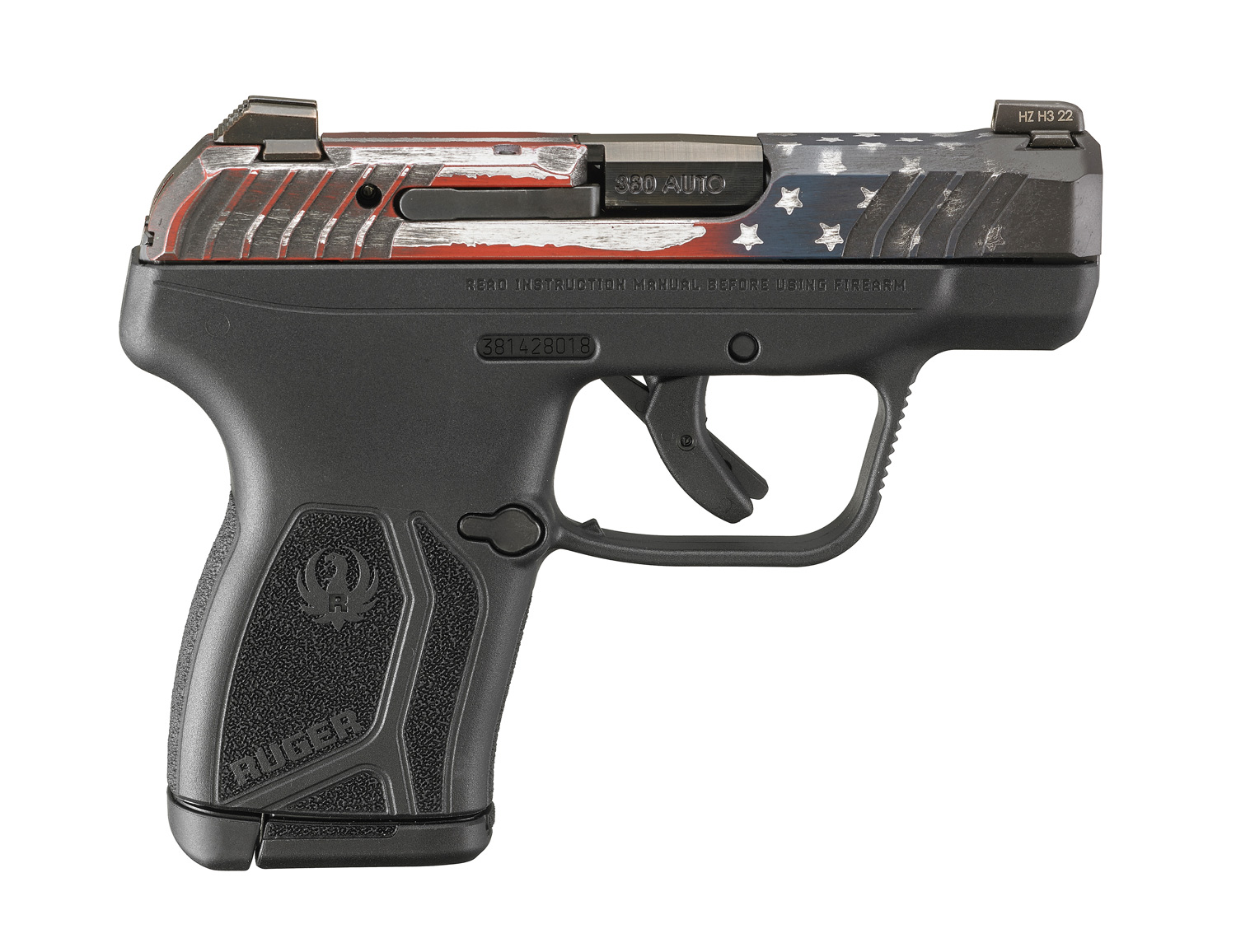 Pistole Ruger LCP MAX .380 ACP - American Flag Cerakote — Bild 2