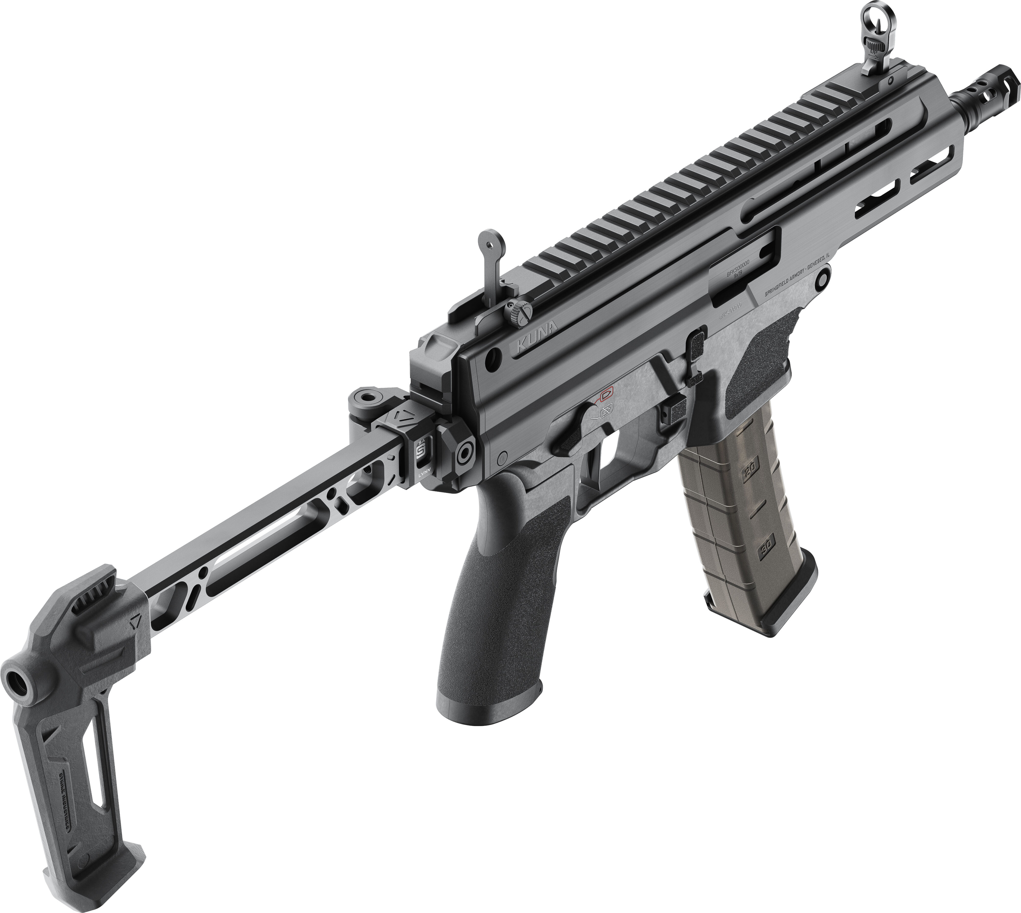 Selbstladekarabiner Springfield Armory Kuna 6" 9mm Para - mit Strike Industries FSA Pistol Brace — Bild 5