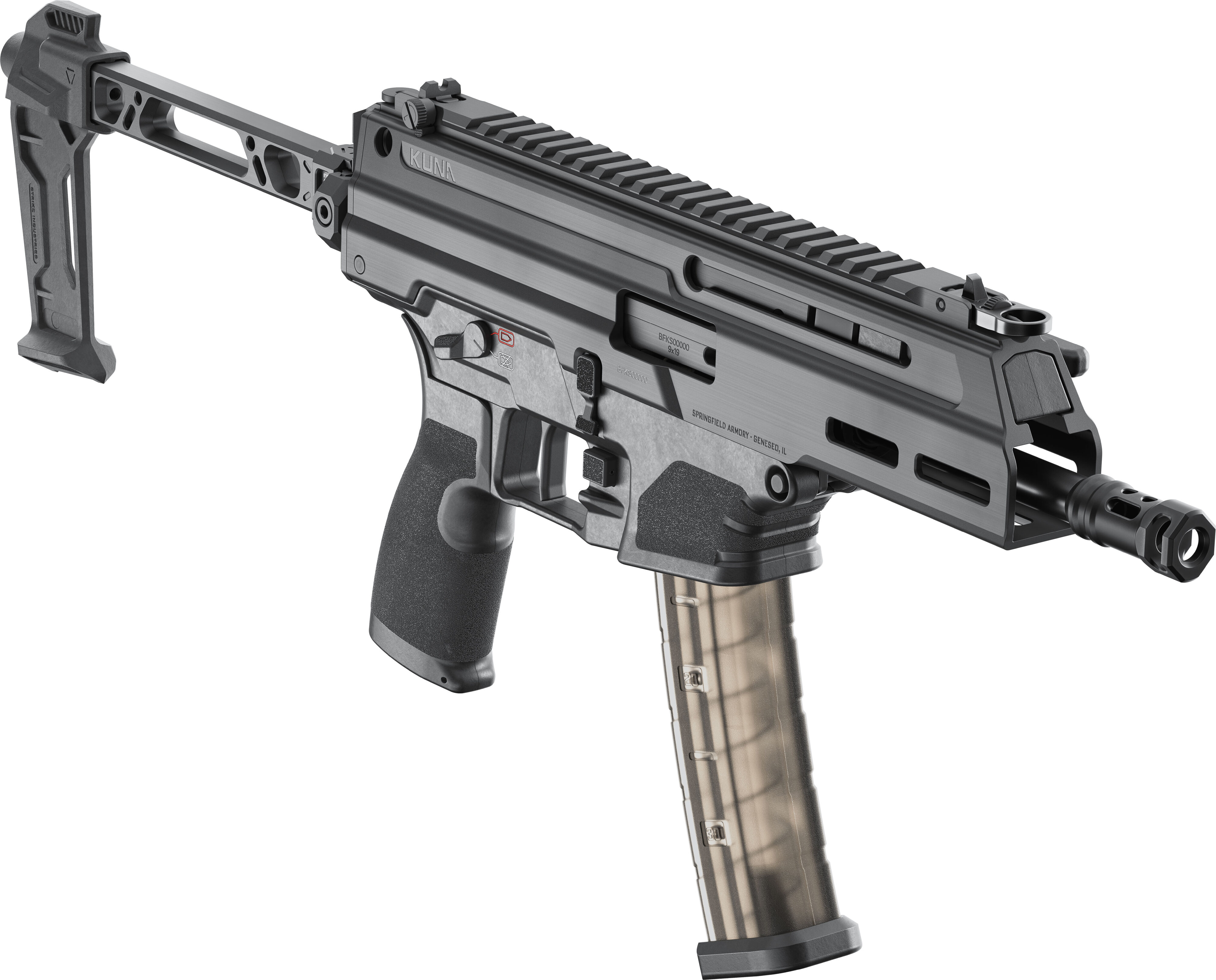 Selbstladekarabiner Springfield Armory Kuna 6" 9mm Para - mit Strike Industries FSA Pistol Brace — Bild 4