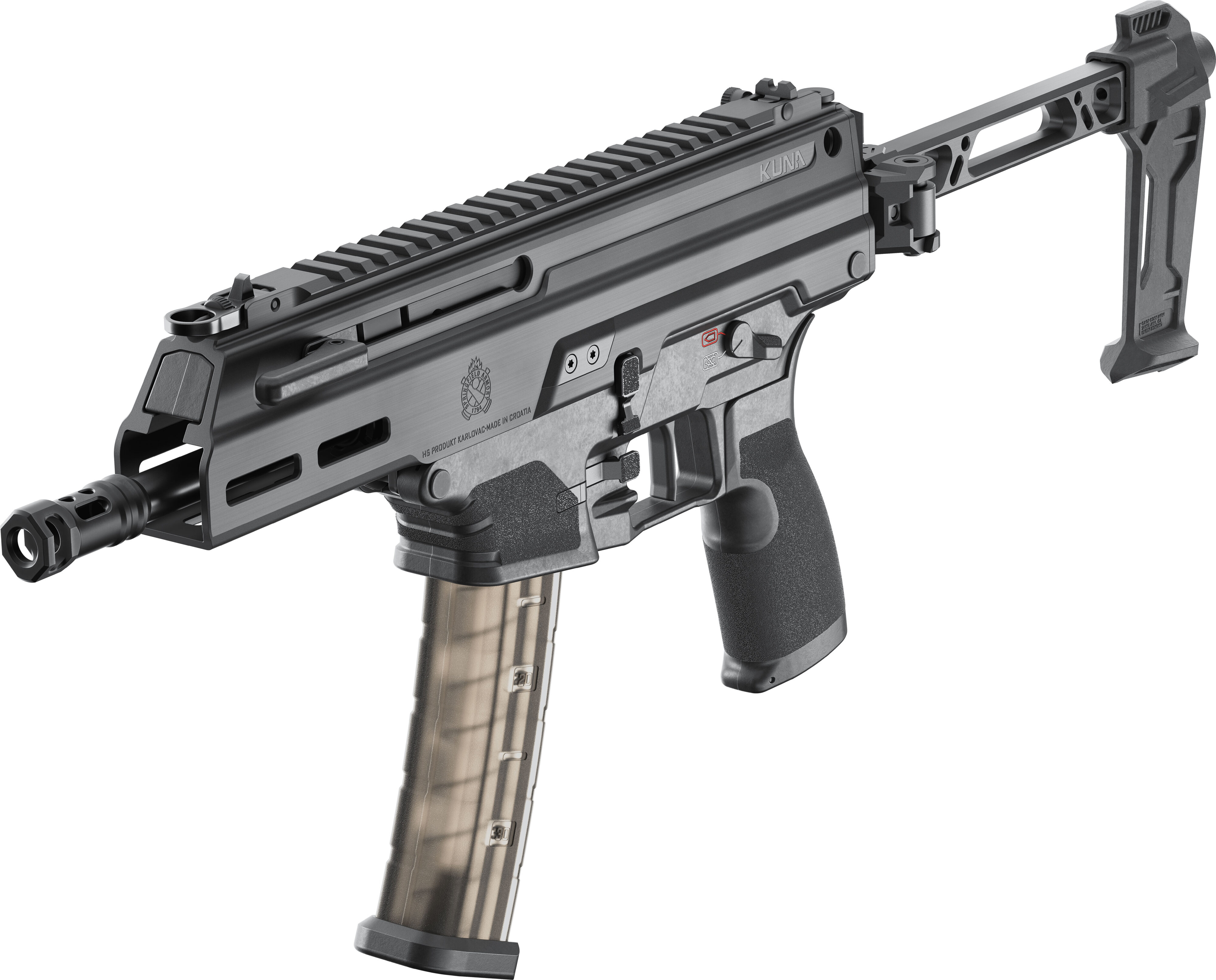 Selbstladekarabiner Springfield Armory Kuna 6" 9mm Para - mit Strike Industries FSA Pistol Brace — Bild 3