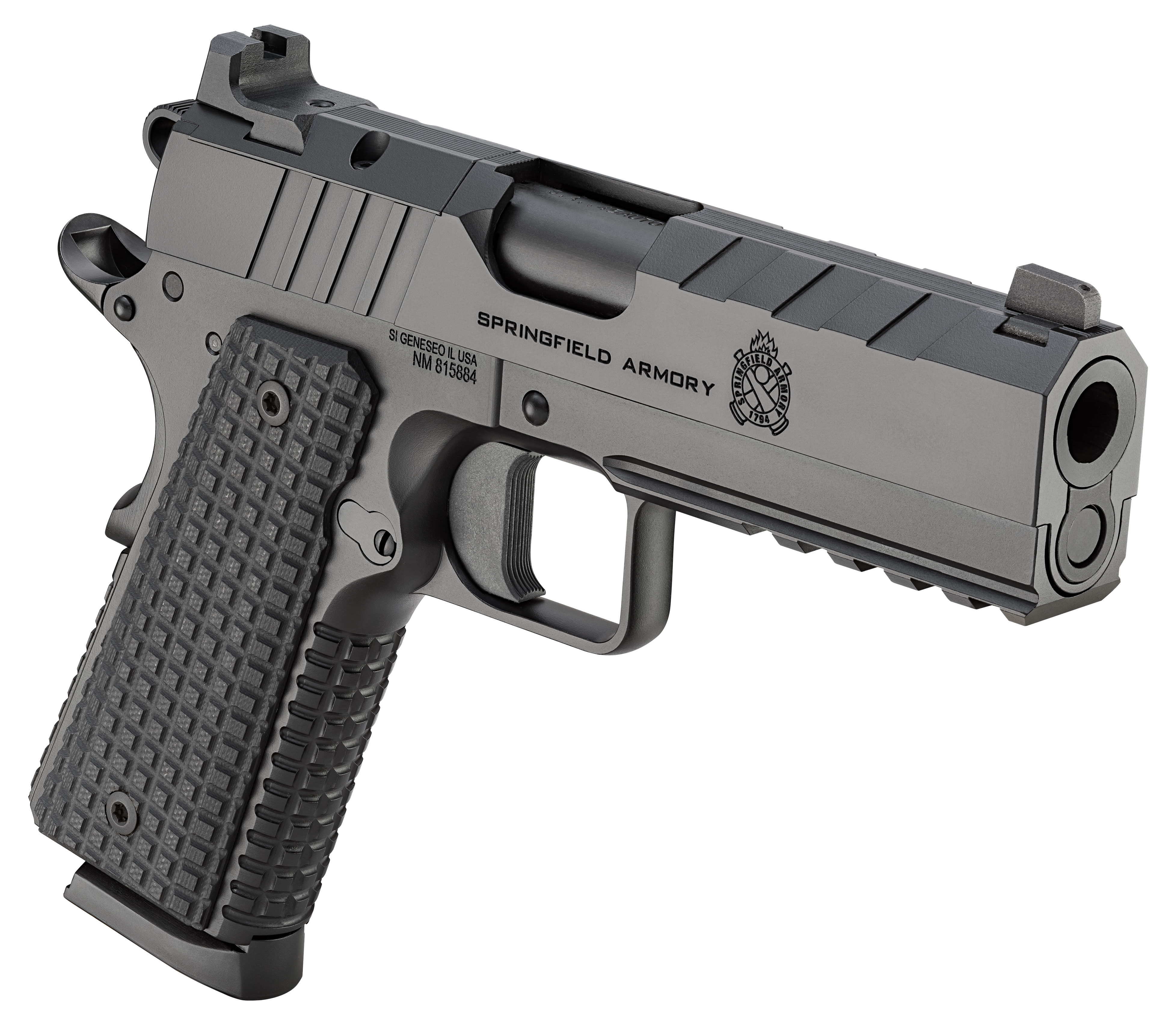 Pistole Springfield Armory 1911 EMISSARY AOS 4.25" .45 ACP - Schwarz — Bild 4