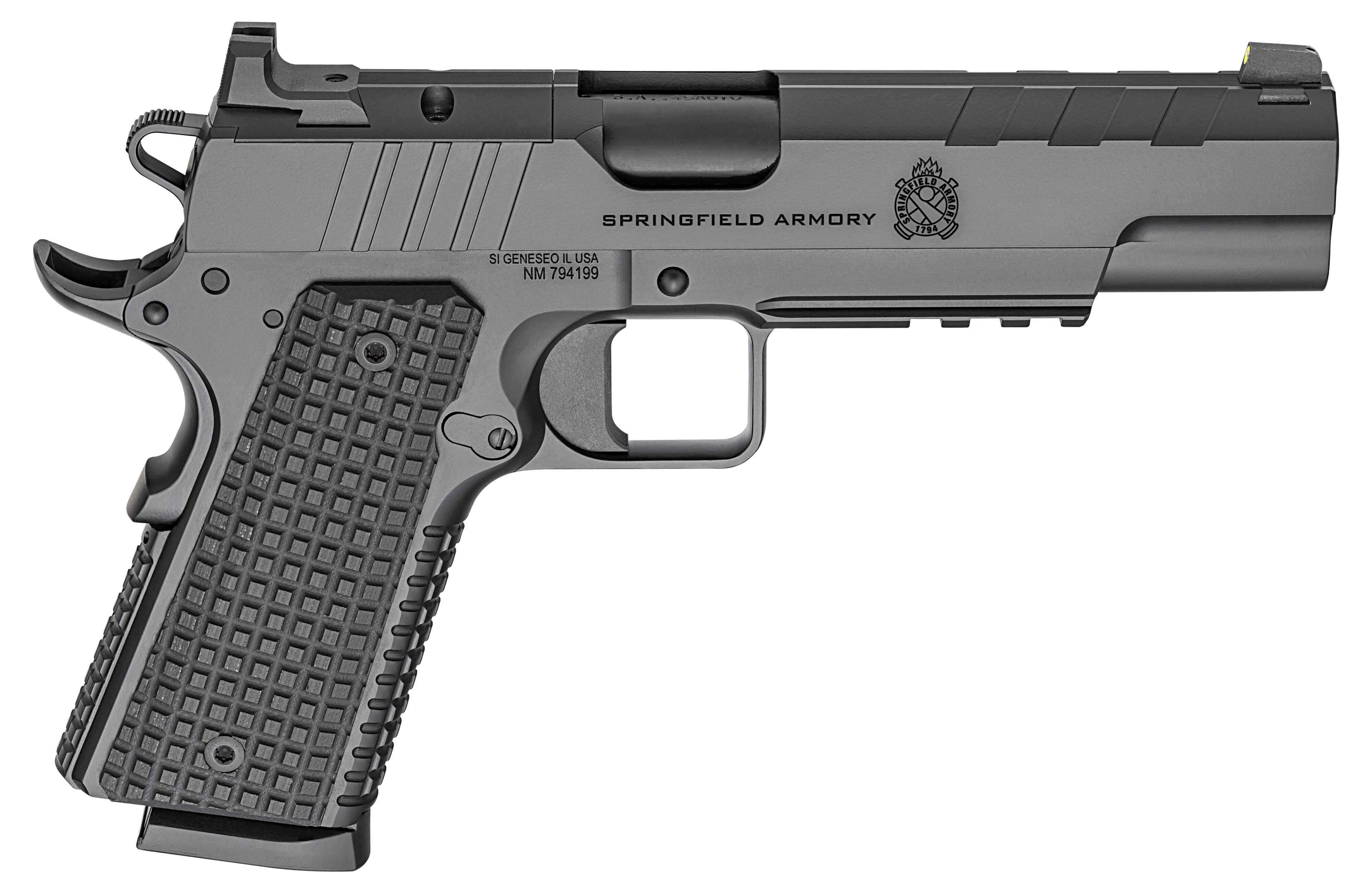 Pistole Springfield Armory 1911 EMISSARY AOS 5" .45 ACP - Schwarz — Bild 2