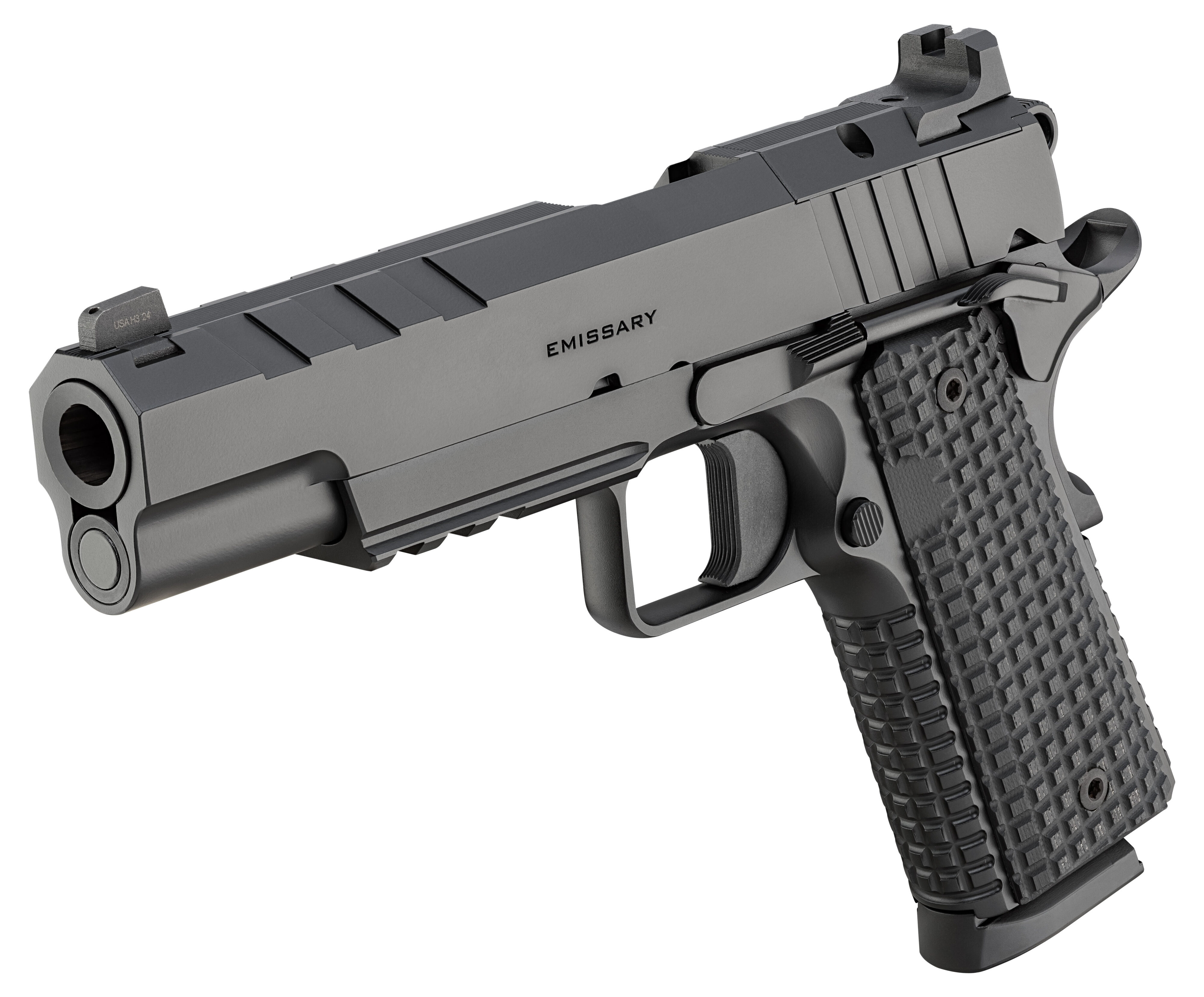 Pistole Springfield Armory 1911 EMISSARY AOS 5" .45 ACP - Schwarz — Bild 3