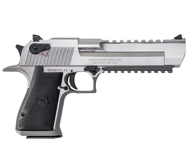 Pistole Magnum Research Desert Eagle Mark XIX 6" .50 AE – Stainless Steel – Muzzle Brake – 7 Schuss — Bild 2