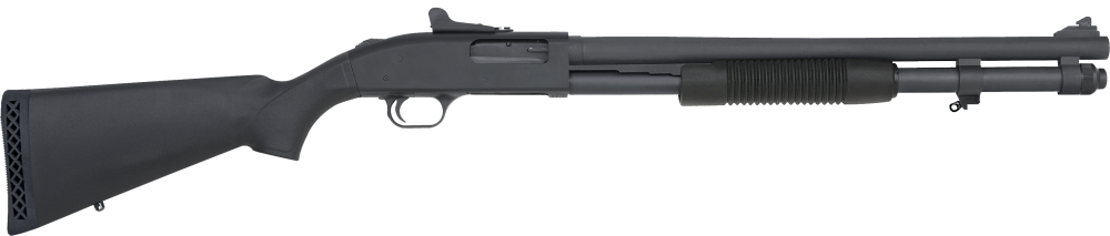 Repetierflinte MOSSBERG 590A1, Kaliber 12/76 - 9 Shot, mit Ghostring, 20"
