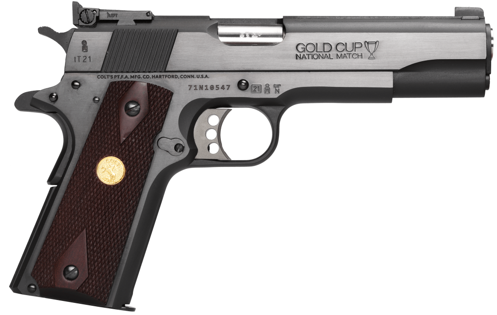 Pistole Colt 1911 Gold Cup National Match 5'' .45 ACP - brüniert — Bild 2
