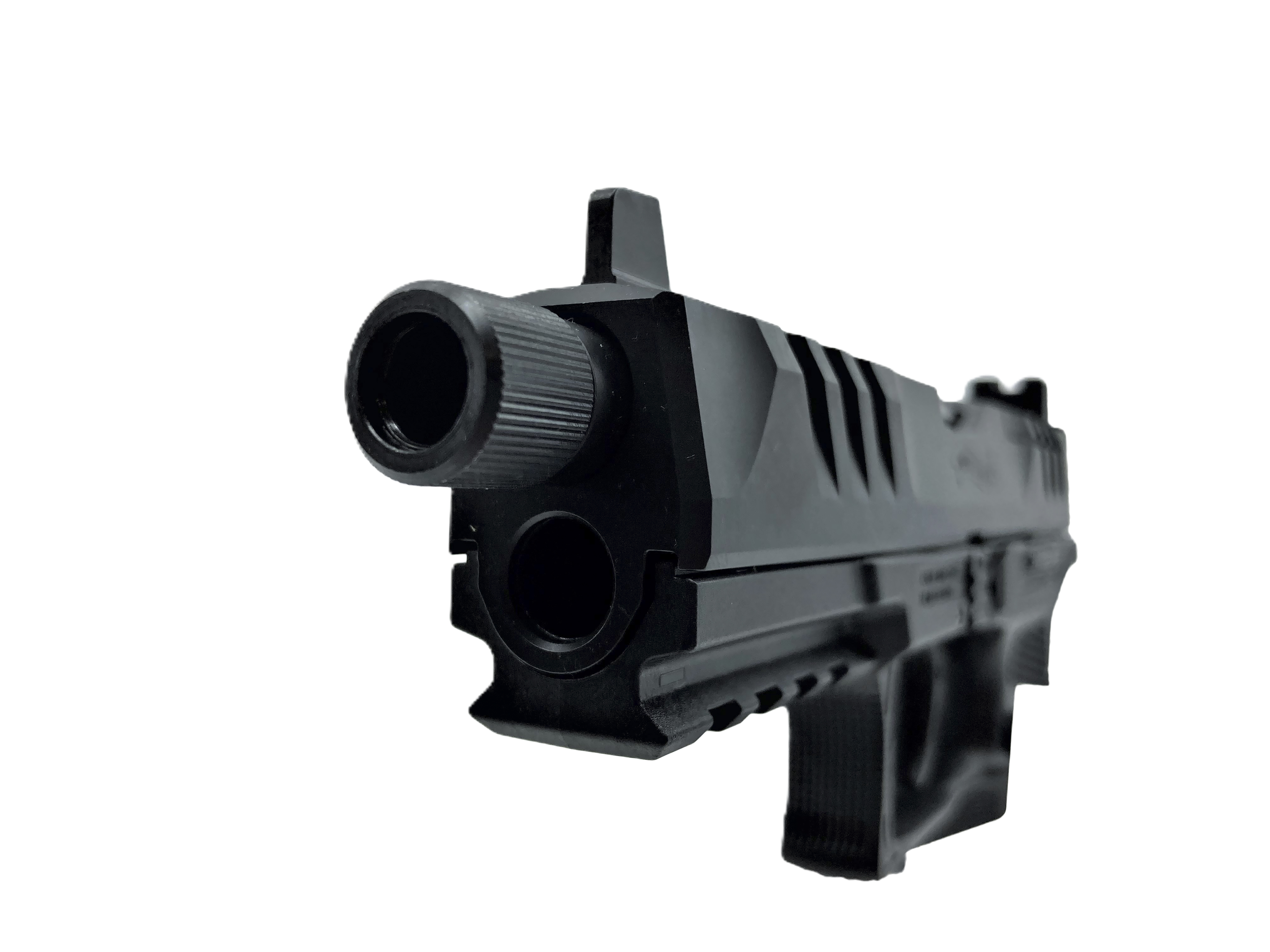 Pistole Walther PDP FS 5.1" SD 9mm Para - Gewindelauf 1/2x28TPI - mit Suppressor High Sights — Bild 2