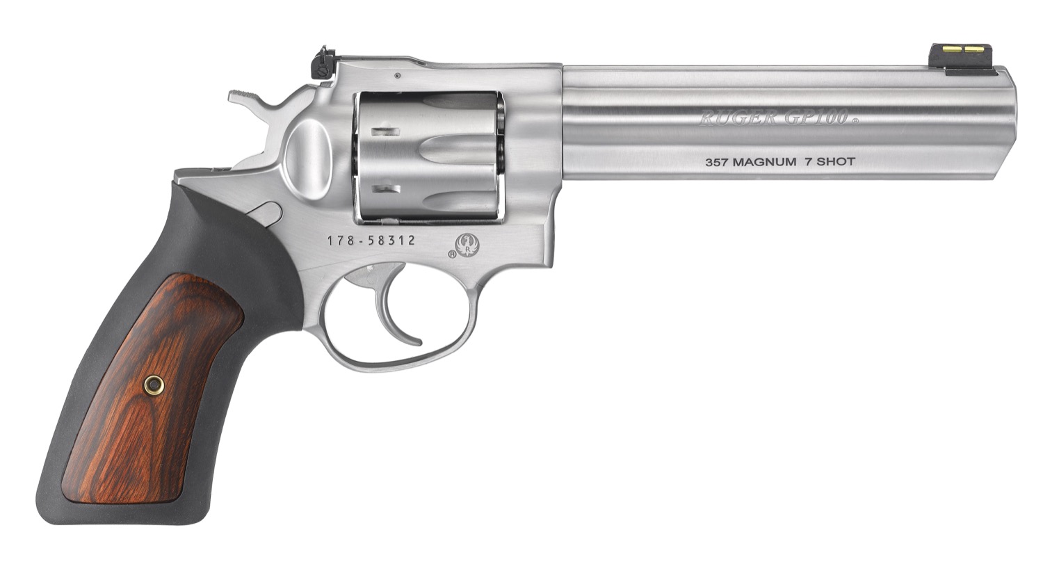 Revolver Ruger GP100 6" .357 Mag. - DA - Satin stainless — Bild 2
