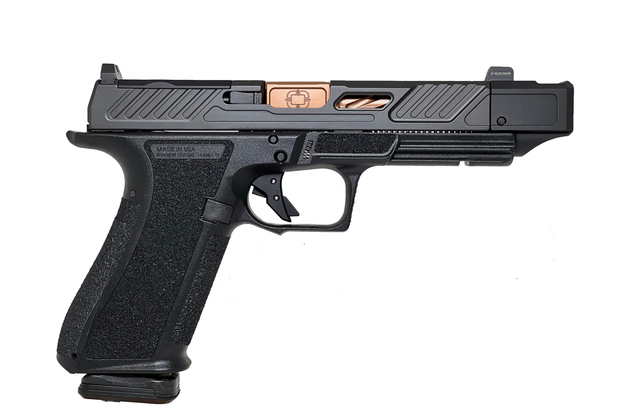 Pistole Shadow Systems DR920P Elite OR 5" 9mm Para - gefluteter Lauf Bronze - Kompensator — Bild 2