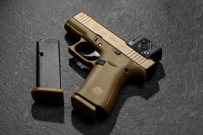 Pistole GLOCK 43X A-CUT COA Combo 9mm Para - Coyote - Set mit Aimpoint COA - limited Edition — Bild 2