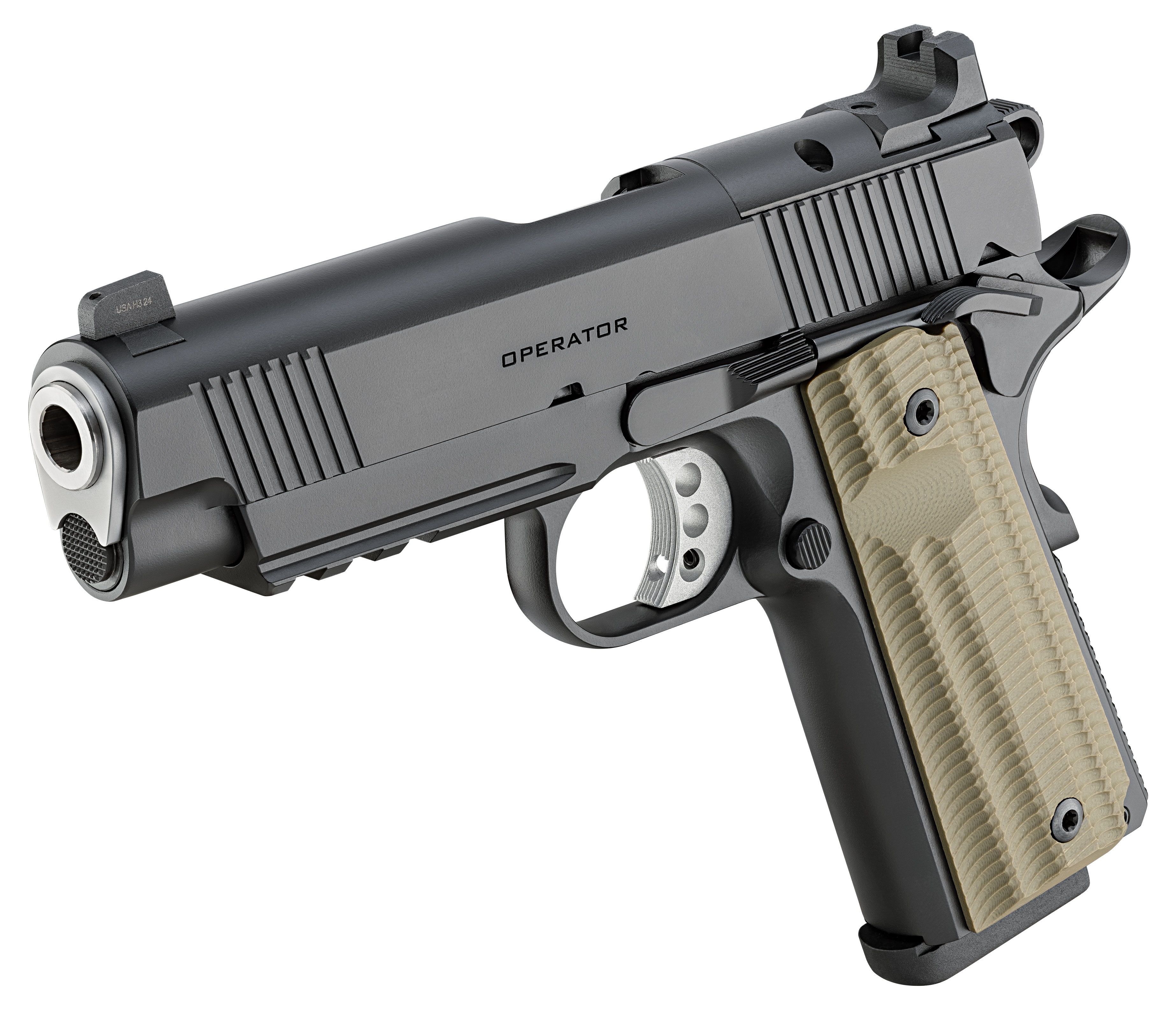 Pistole Springfield Armory 1911 OPERATOR AOS 4.25" 9mm Para - Schwarz — Bild 3