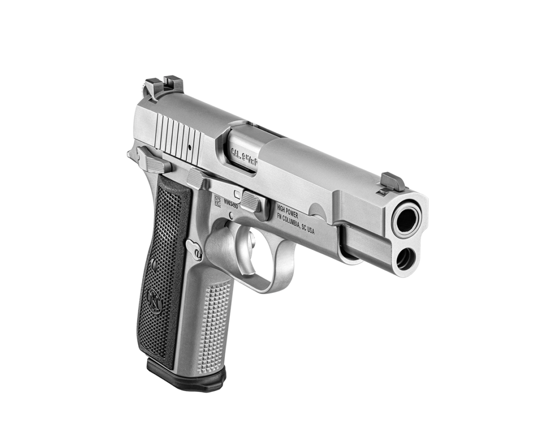 Pistole FN High Power 9mm Para - limited Edition - Stainless Steel — Bild 3