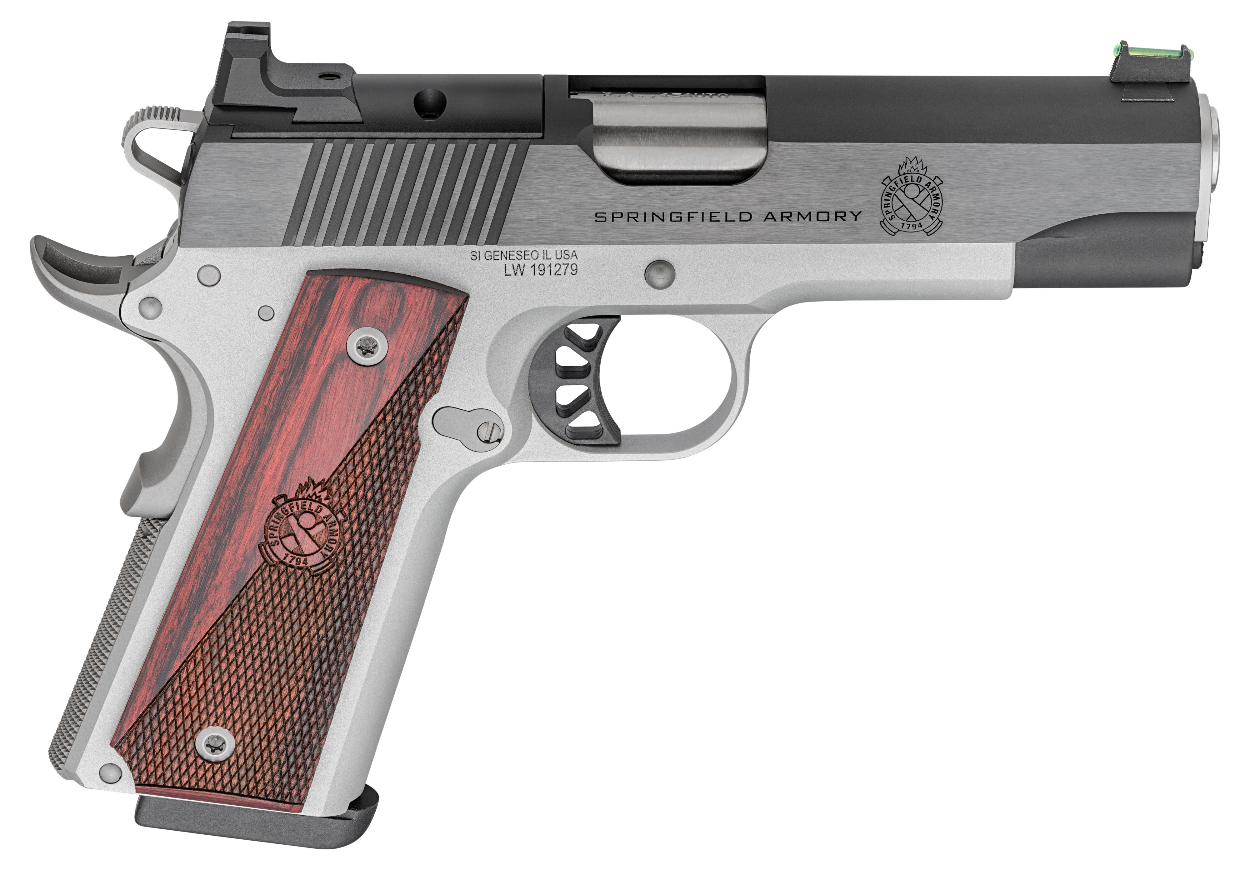 Pistole Springfield Armory 1911 RONIN AOS 4.25" .45 ACP - Blued / Satin Aluminum — Bild 2