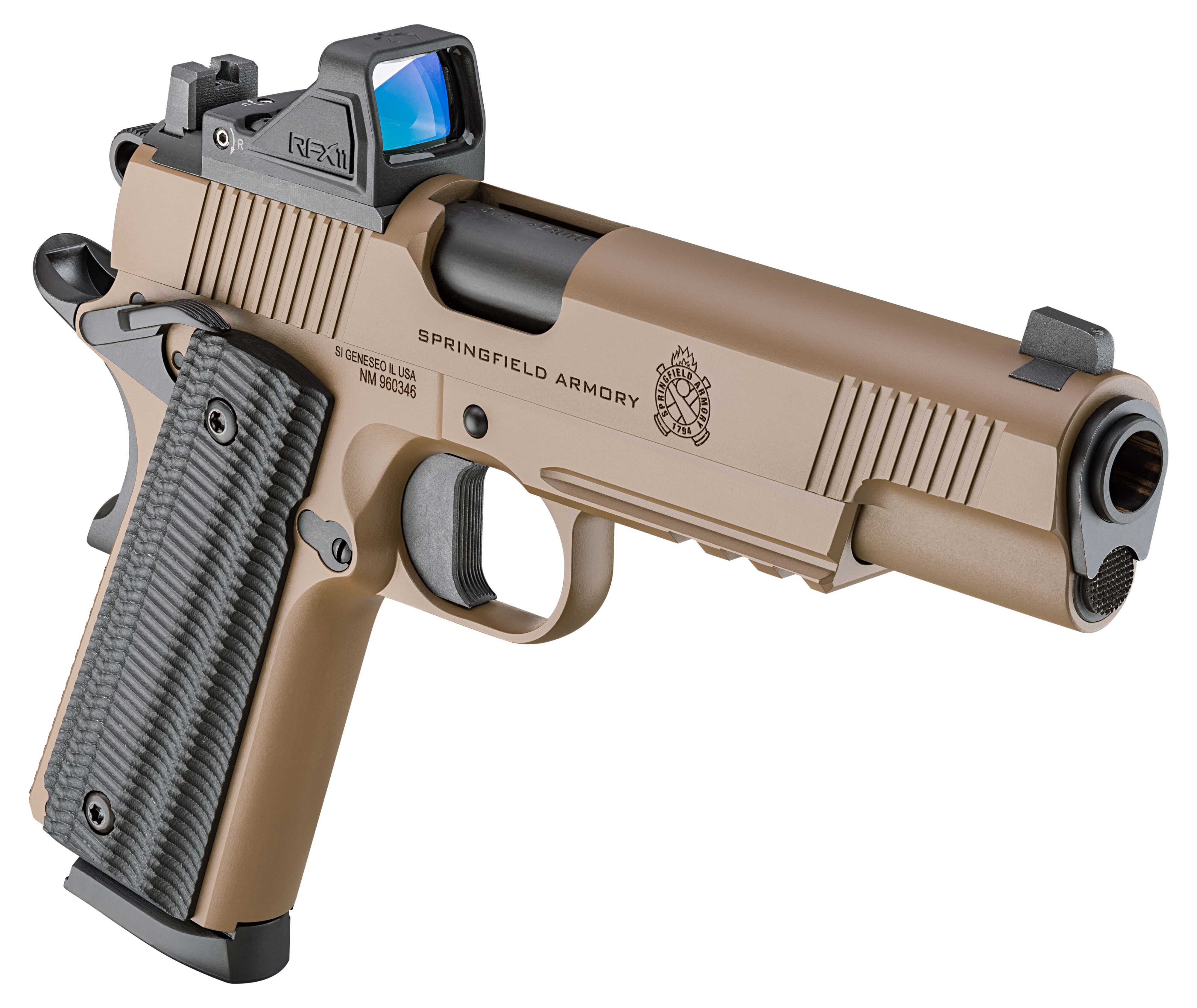 Pistole Springfield Armory 1911 OPERATOR AOS 5" .45 ACP - Coyote Brown — Bild 4