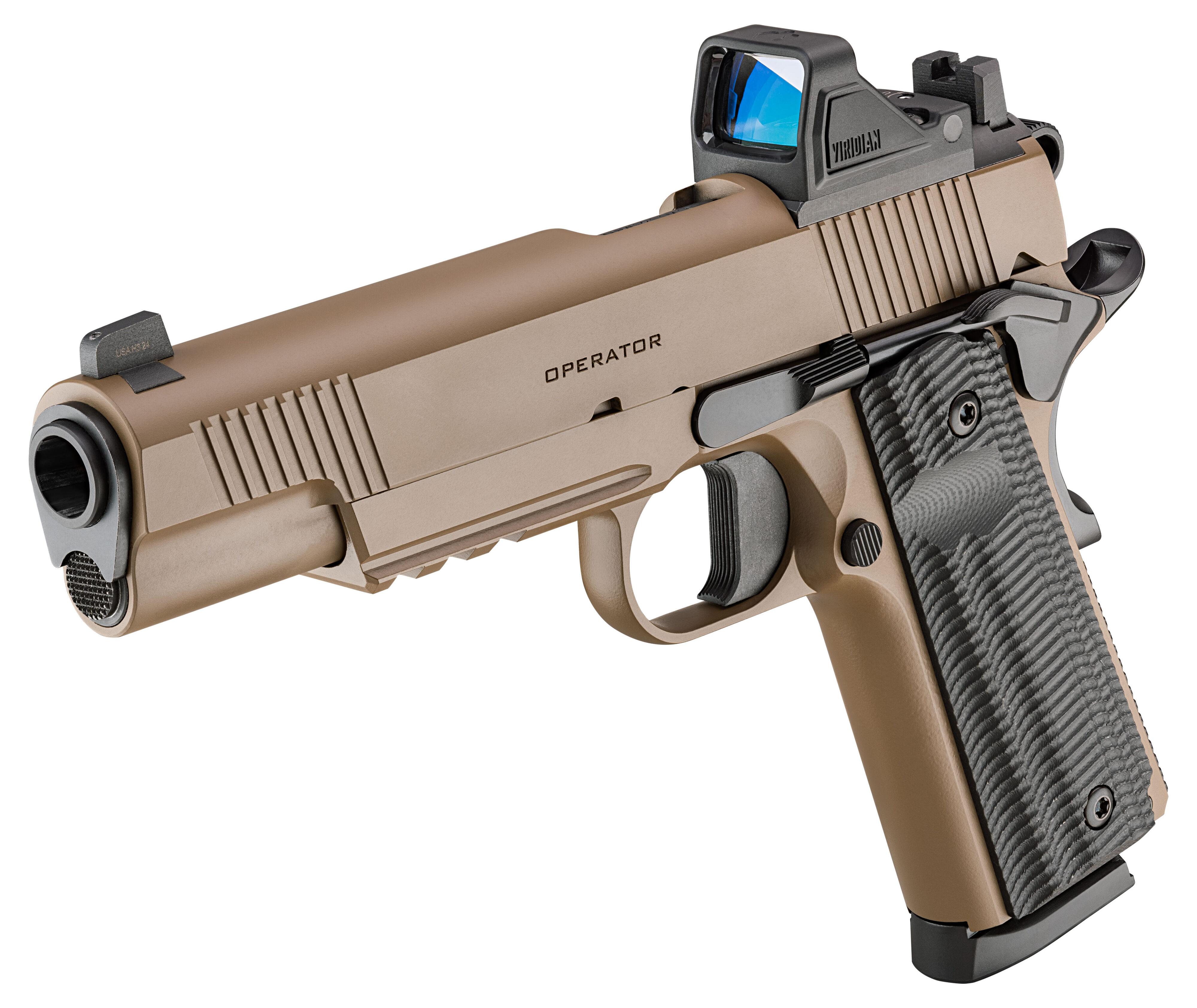 Pistole Springfield Armory 1911 OPERATOR AOS 5" .45 ACP - Coyote Brown — Bild 3