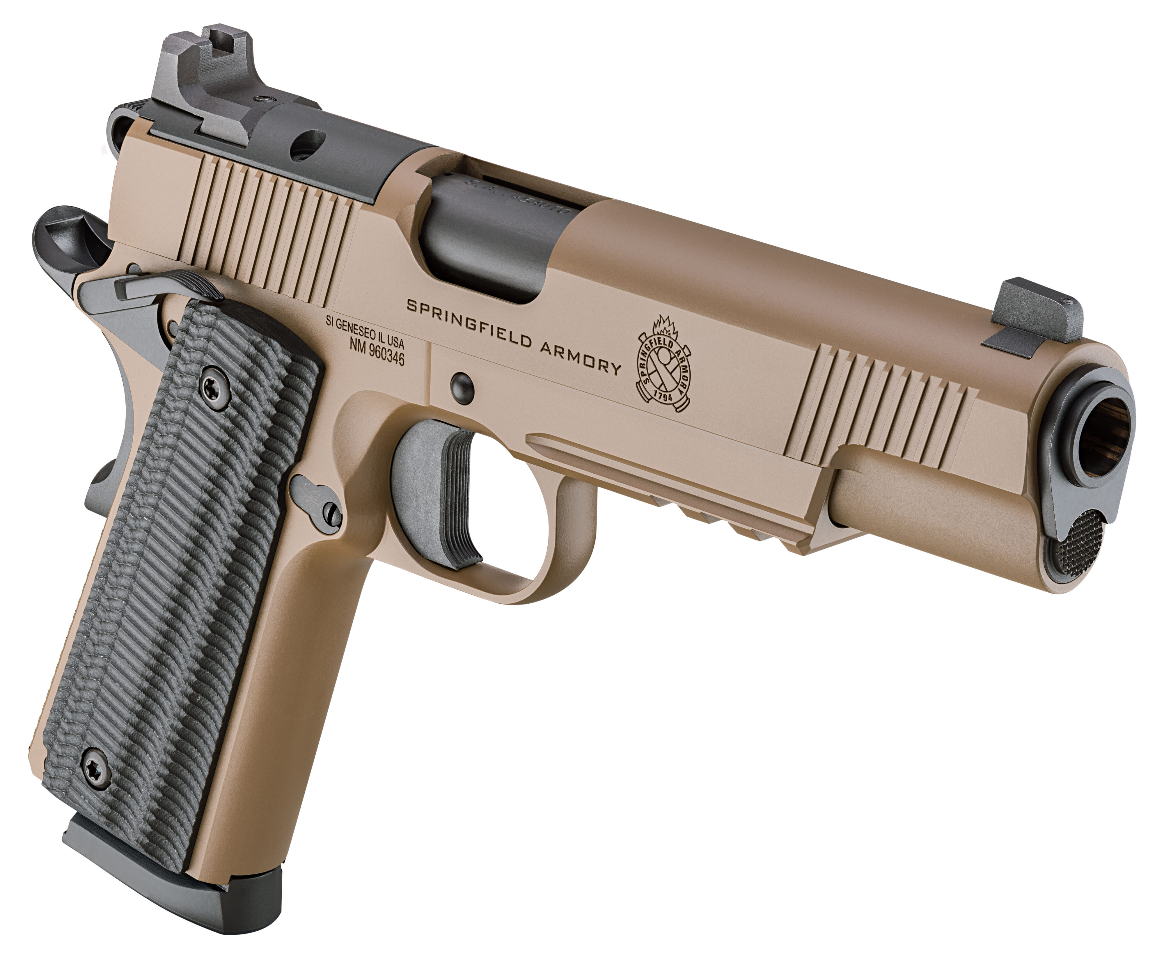 Pistole Springfield Armory 1911 OPERATOR AOS 5" .45 ACP - Coyote Brown — Bild 2