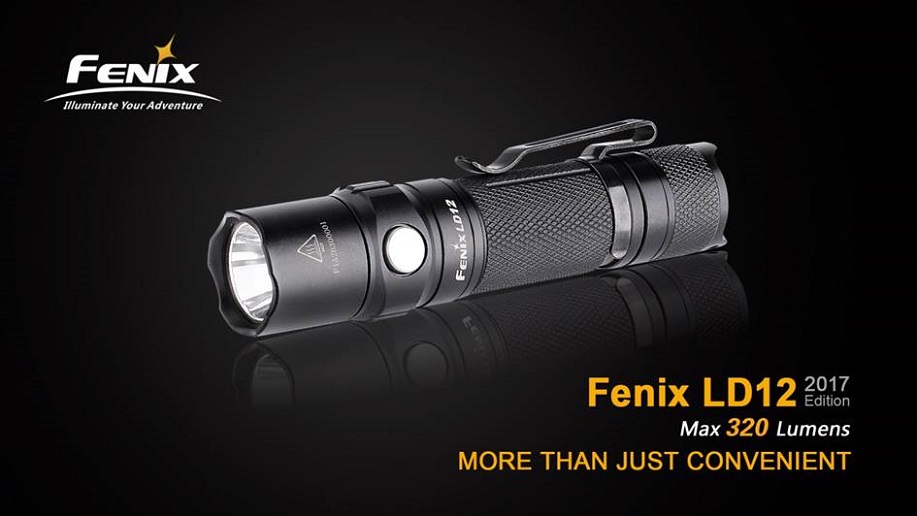 Fenix LD12 LED-Taschenlampe AA 14500 Schwarz