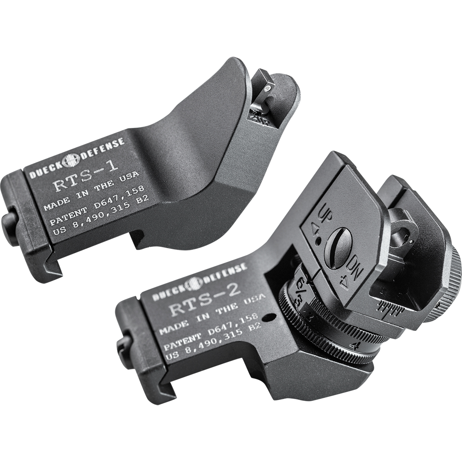 Rapid Transition Sights DUECK DEFENSE DD-RTS-TRITIUM