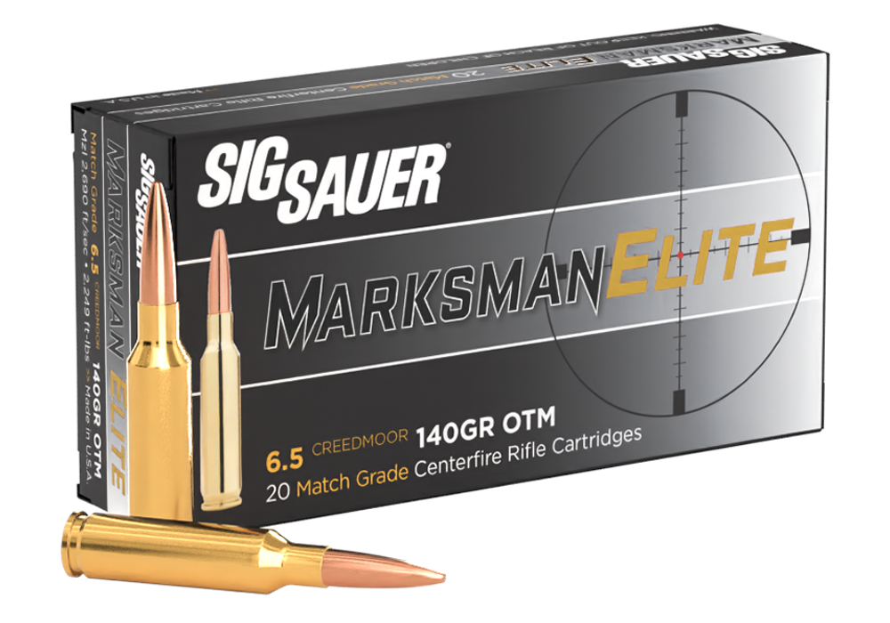 SIG SAUER MARKSMAN ELITE 6.5 Creedmoor – 140 gr OTM Match, 20 Schuss